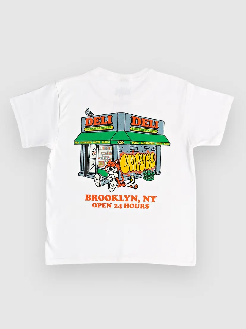 Empyre Empyre Bodega Cat Kids T-skjorte hvit