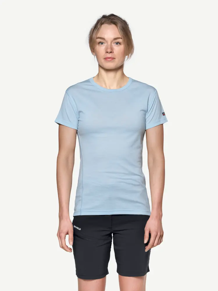 Devold Devold - Breeze Merino 150 T-skjorte Dame - Large - Blå