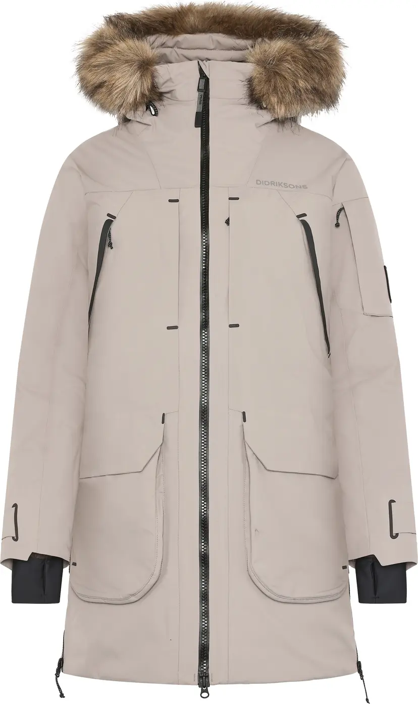 Didriksons Women's Ceres Parka 2 Ash Brown