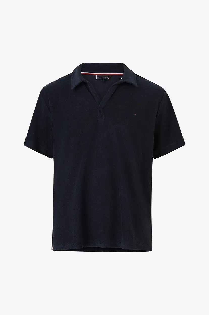 Tommy Hilfiger Skjorte Terry Shirt - Blå