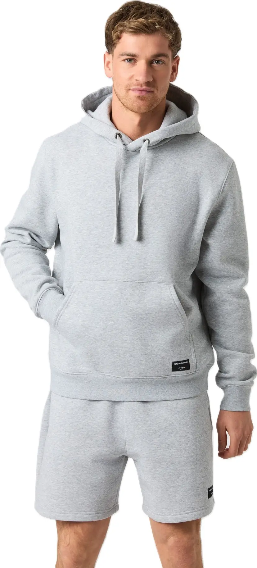 Björn Borg Björn Borg Men's Centre Hoodie Light Grey Melange