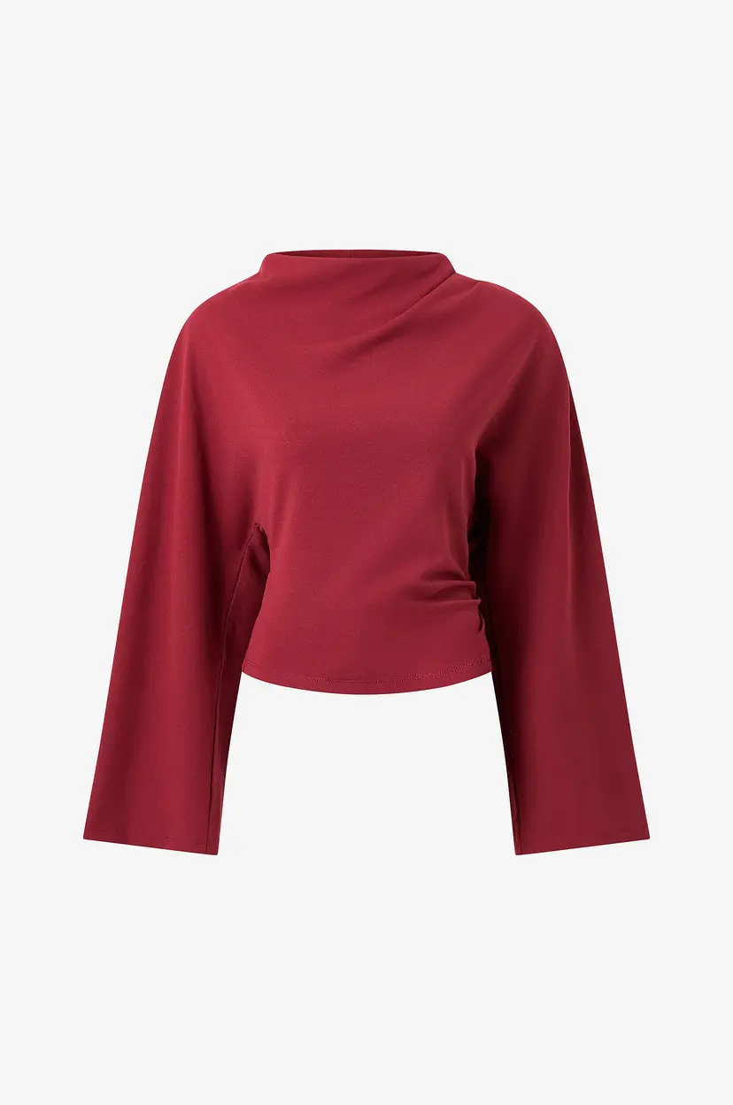 Gina Tricot Topp Drapy Top - Rød