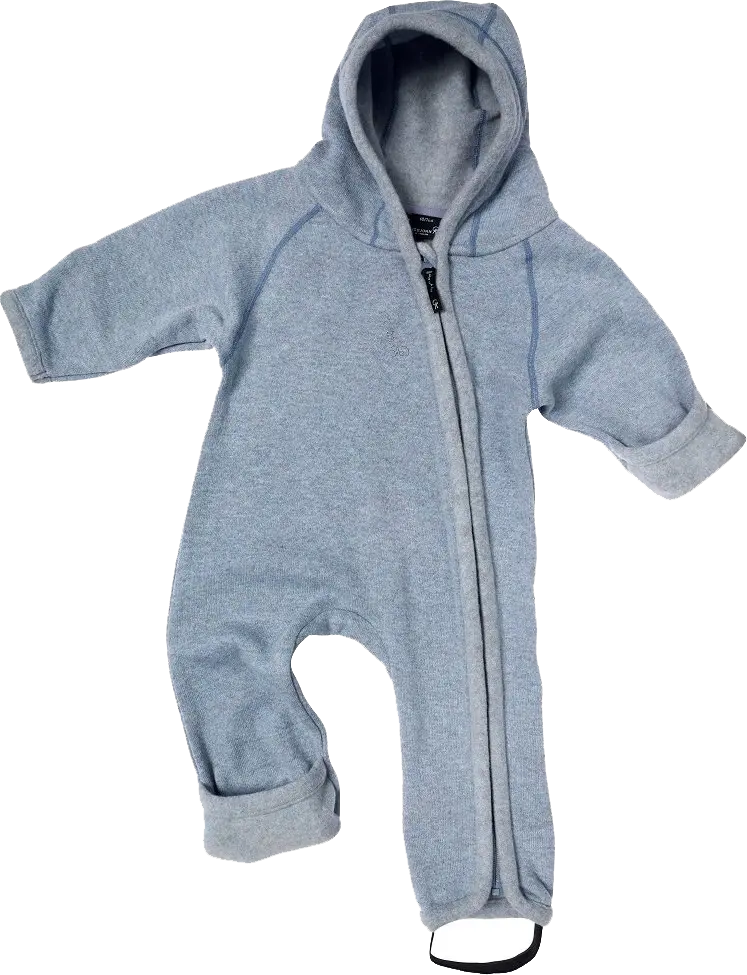 Isbjörn Of Sweden Isbjörn of Sweden Kids' Shaun Baby Jumpsuit Pearlblue