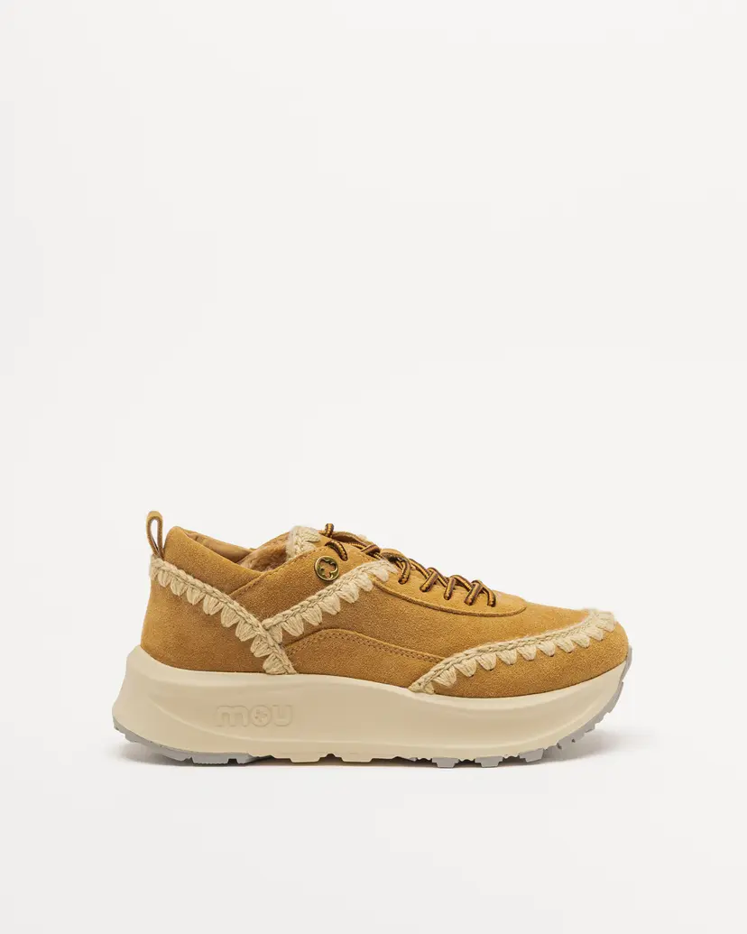 Mou Mou Speed Eskimo Sneaker Lace-up Camel Platform sneakers