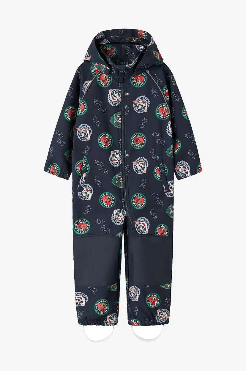 NAME IT Snekkerbukse Nmmalfa08 Paw Softshell Suit C - Blå
