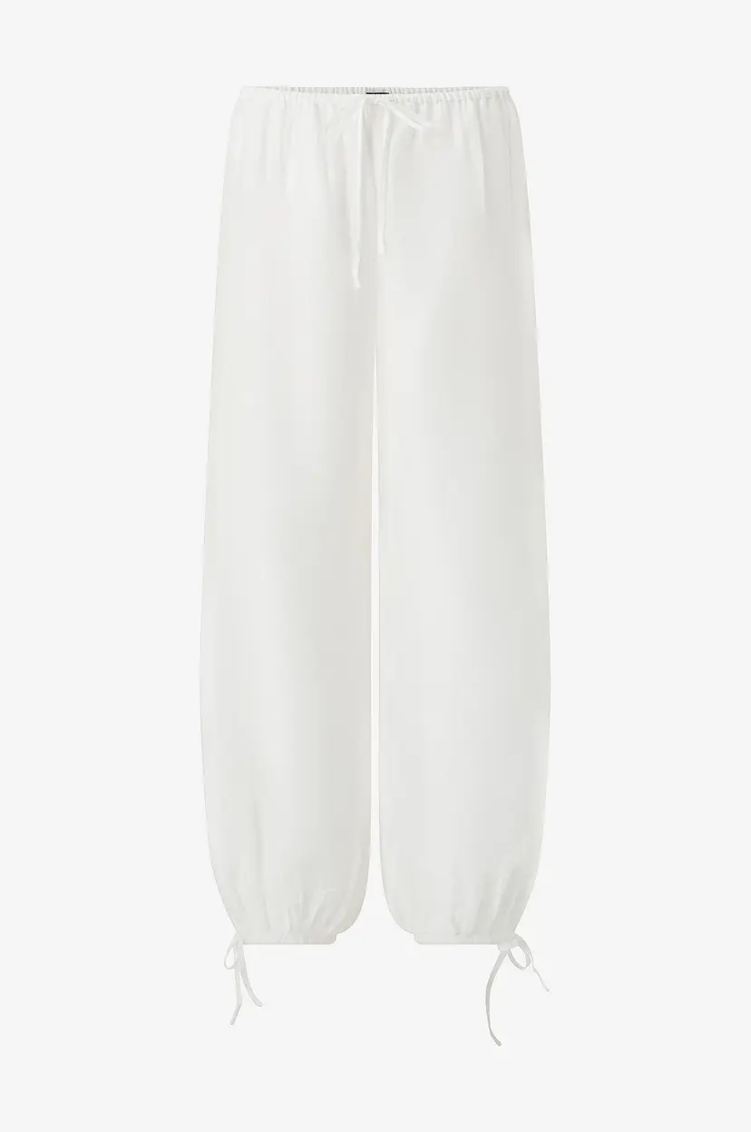 Gina Tricot Ballongbukser Sheer - Hvit
