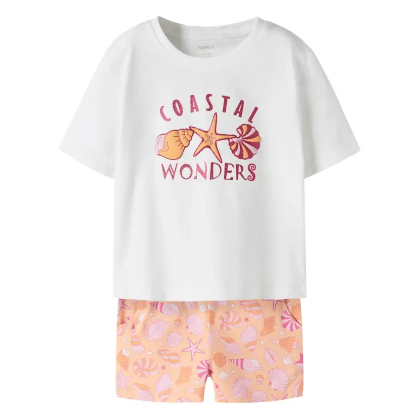 NAME IT Name It - 2-delt sommersett Feniaz Bright White