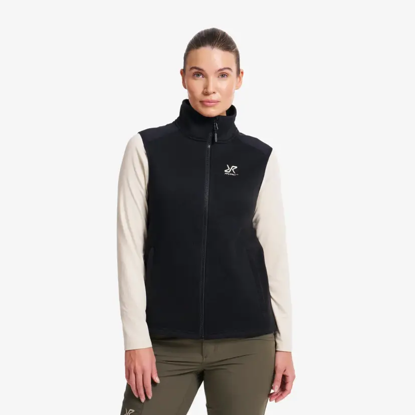 RevolutionRace Northbound Fleece Vest Dame Black