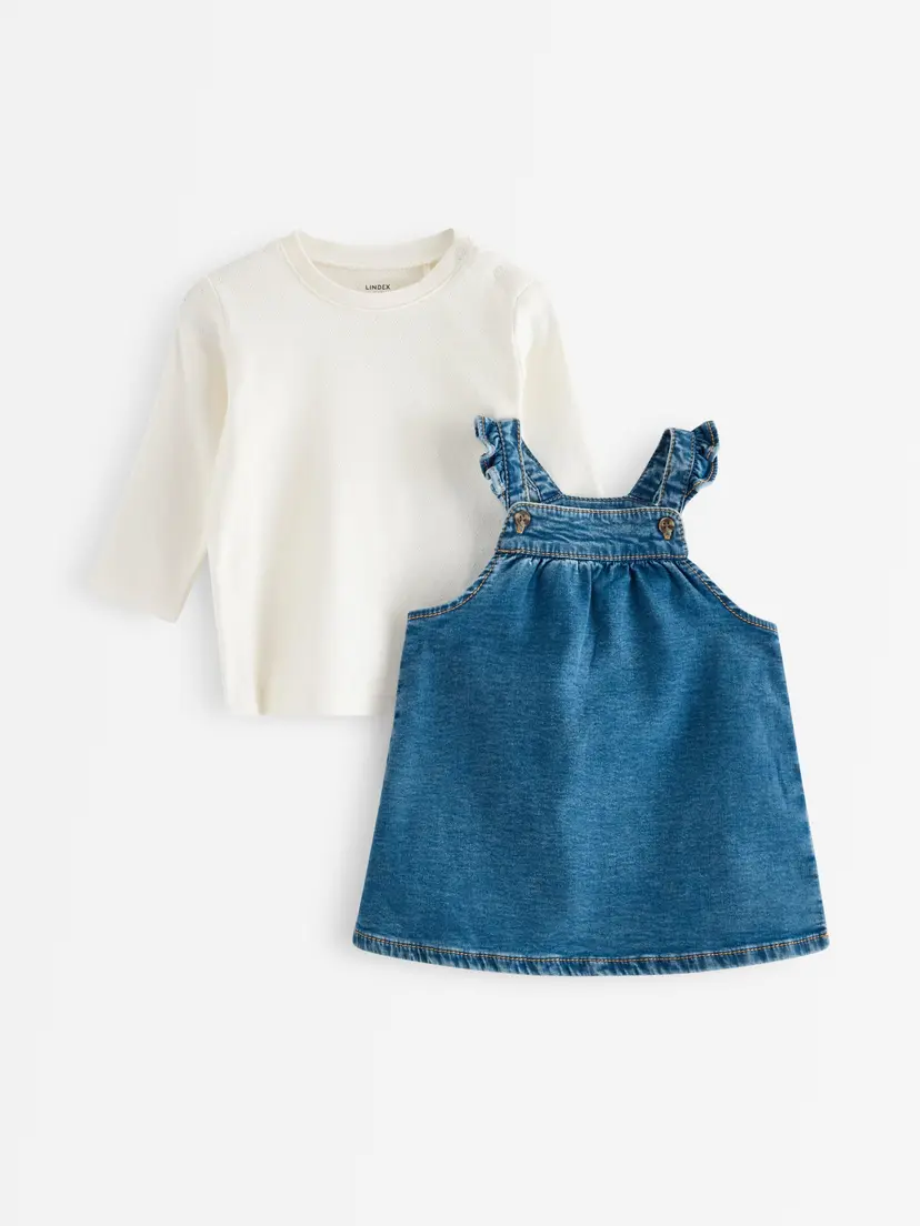 Lindex Sett med topp og kjole
