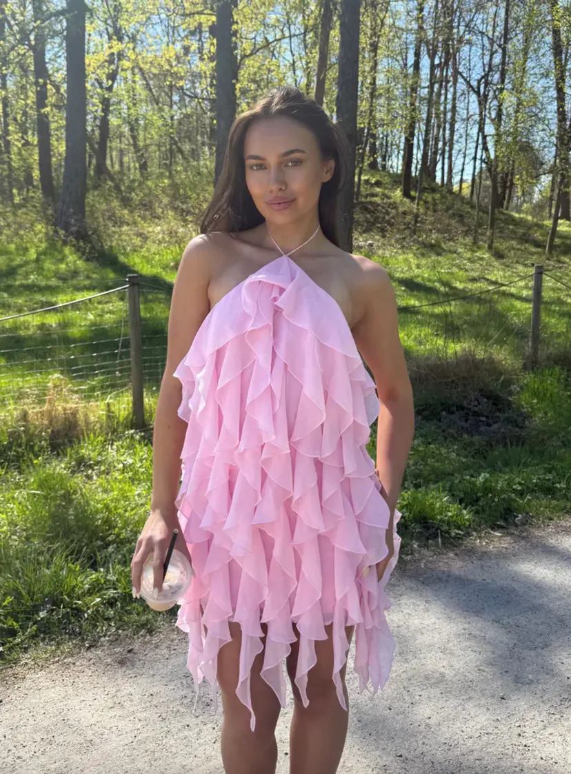 Kayani Tiana Mini Ruffle Dress