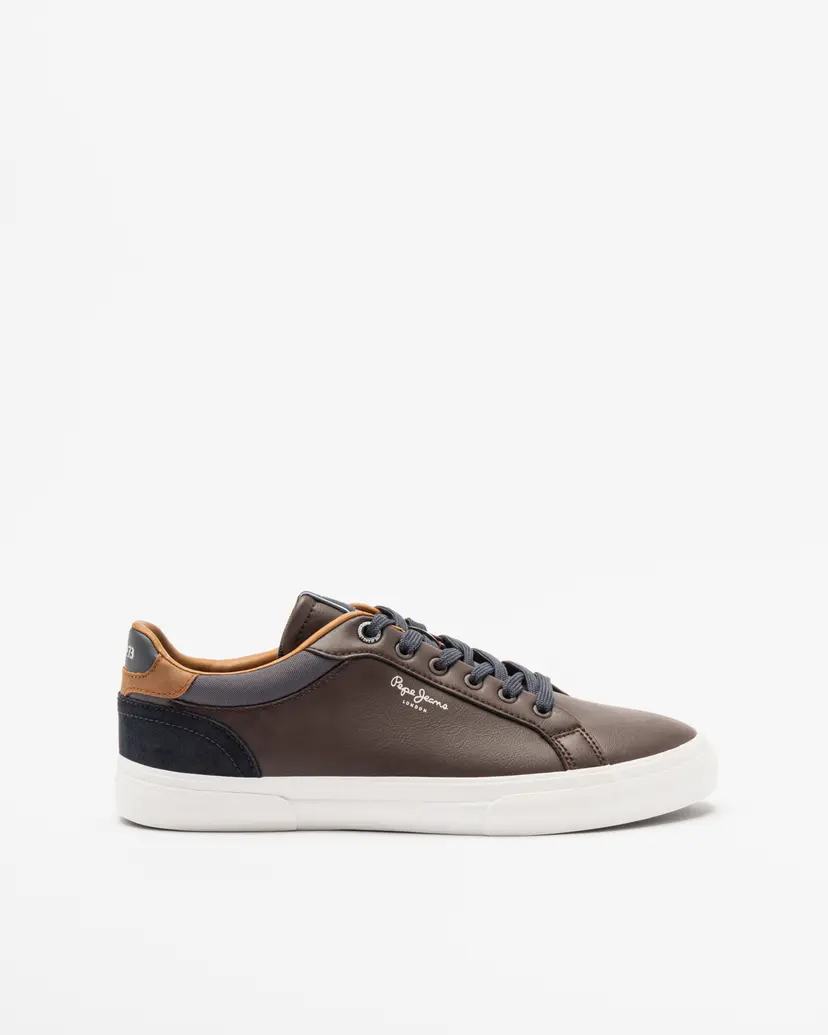 Pepe Jeans London Pepe Jeans London Kenton Court Brown Sneakers