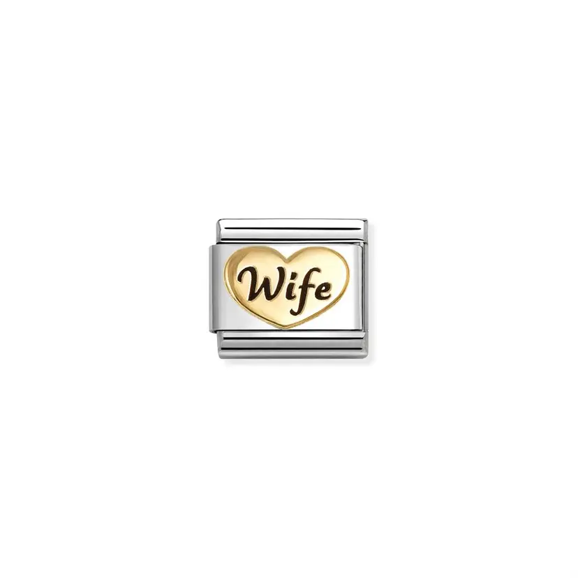 Nomination Wife Heart Gold