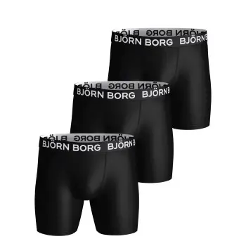 Björn Borg Björn Borg 3P Sports Microfiber Boxers Svart polyester X-Small Herre