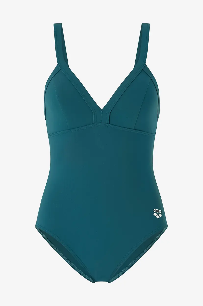arena Badedrakt Women's Arena Swimsuit Lara Soft Curve Back - Grønn