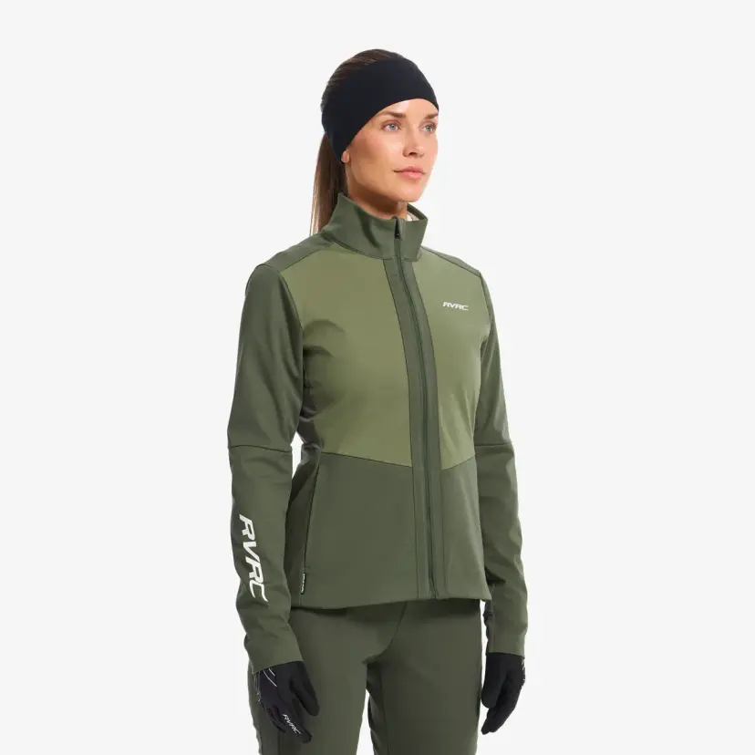 RevolutionRace Perform Softshell Jacket Dame Kambaba Green/Kalamata