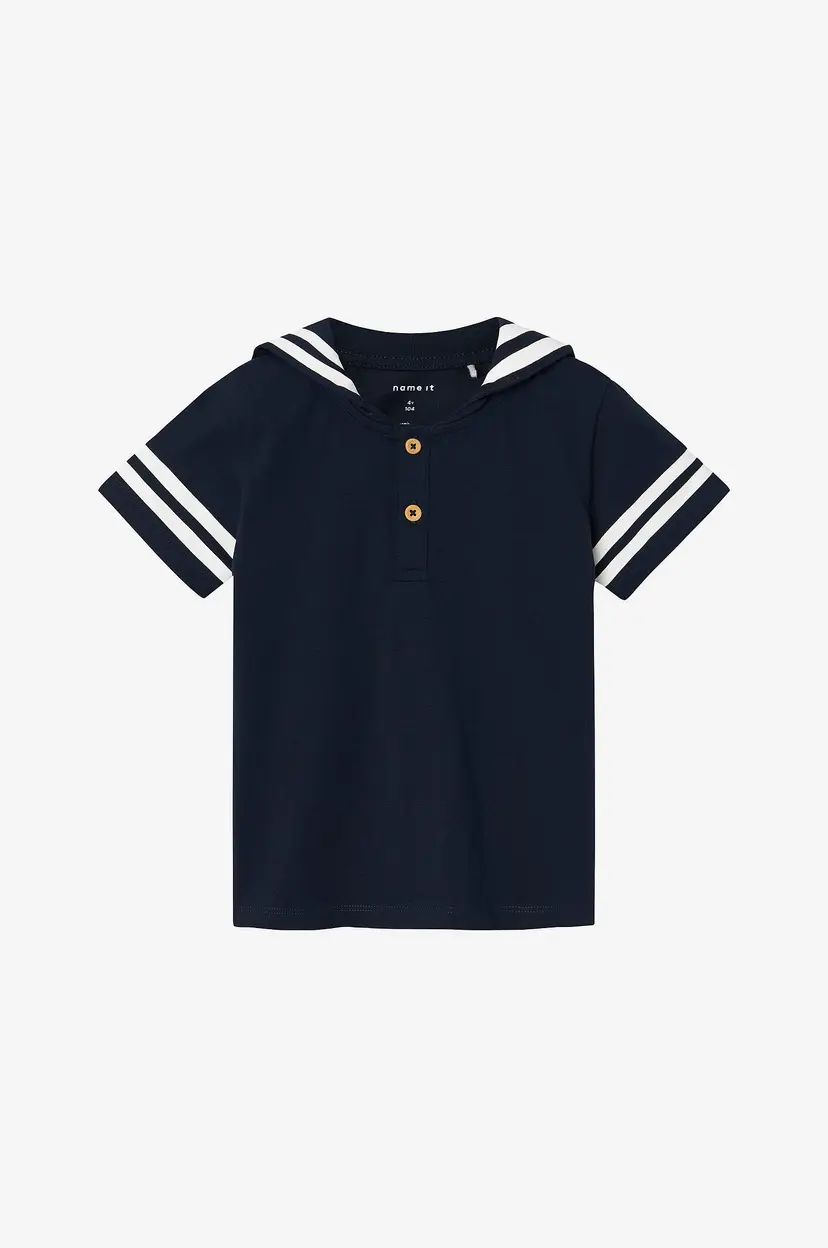 NAME IT T-skjorte nmmDecan SS Top - Blå