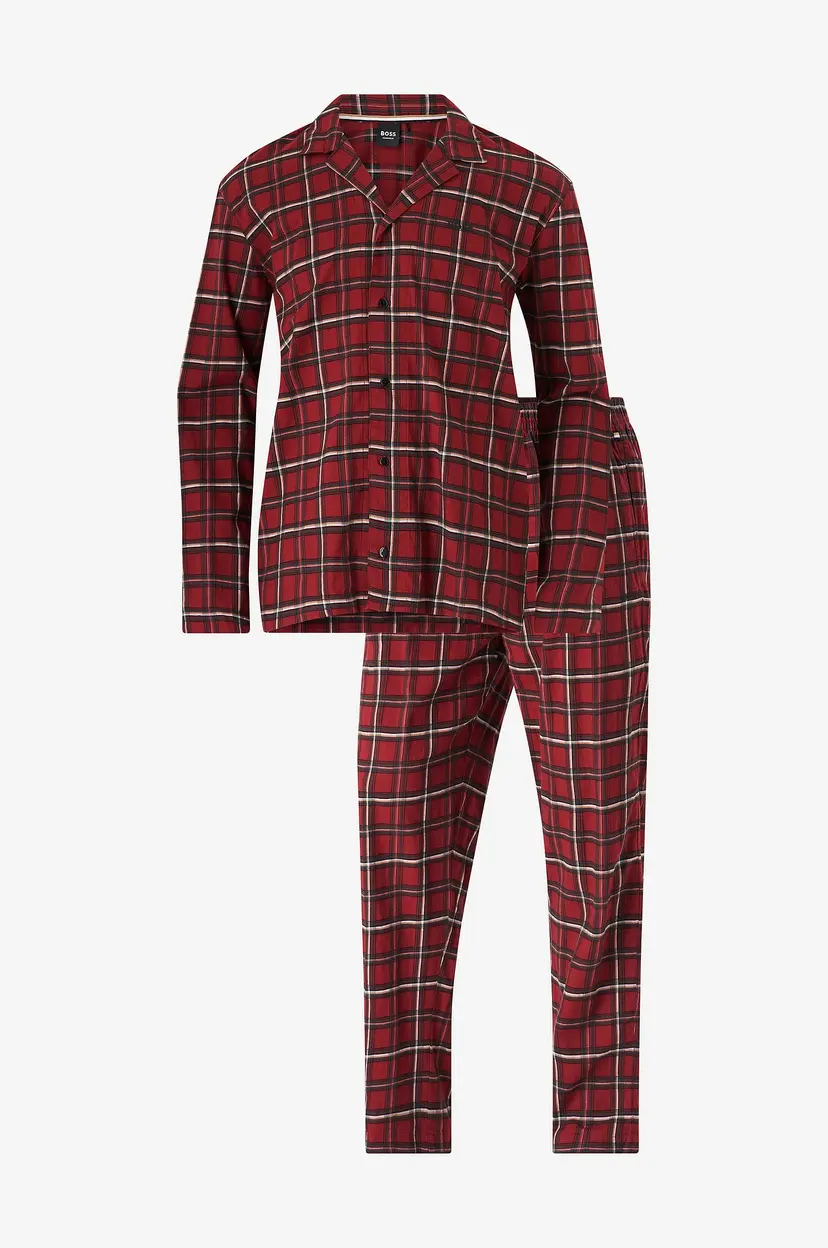 BOSS Pyjamas Holiday Pyjama 10265782 - Rød
