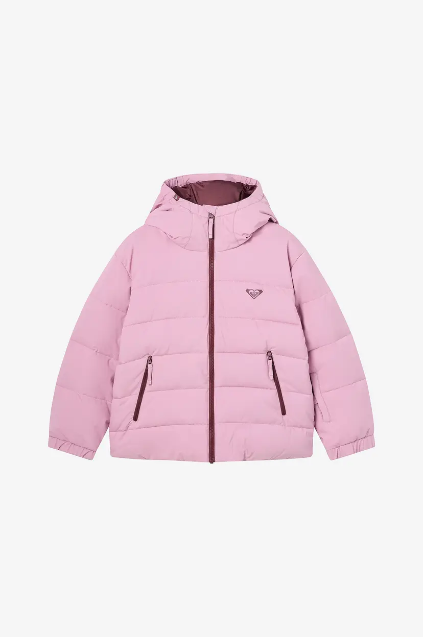 Roxy Skijakke Snowyhill Puffy Girl JK - Rosa