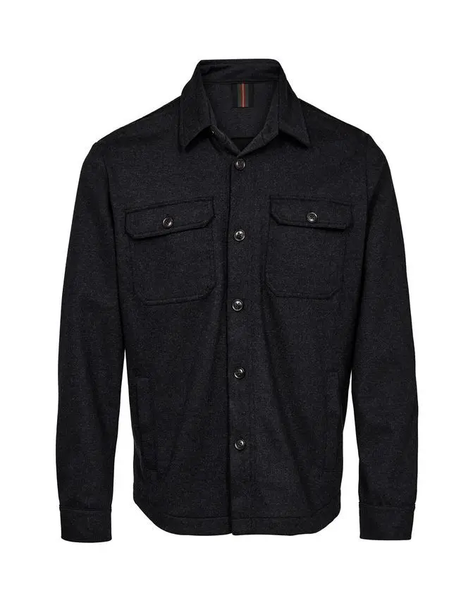 Gino Marcello Mens shirt jacket modern fit