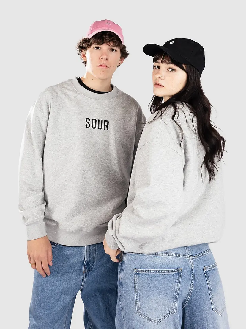 Sour Solution Sour Solution Army Crewneck Genser grå