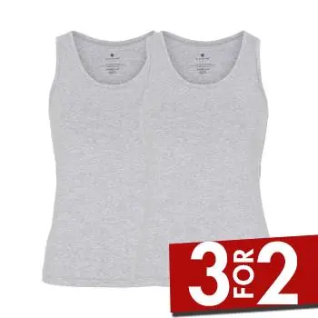 JBS of Denmark JBS of Denmark 2P Singlet Lysgrå XX-Large Dame