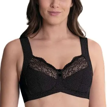 Anita Anita BH Orely Support Bra Svart nylon A 75 Dame