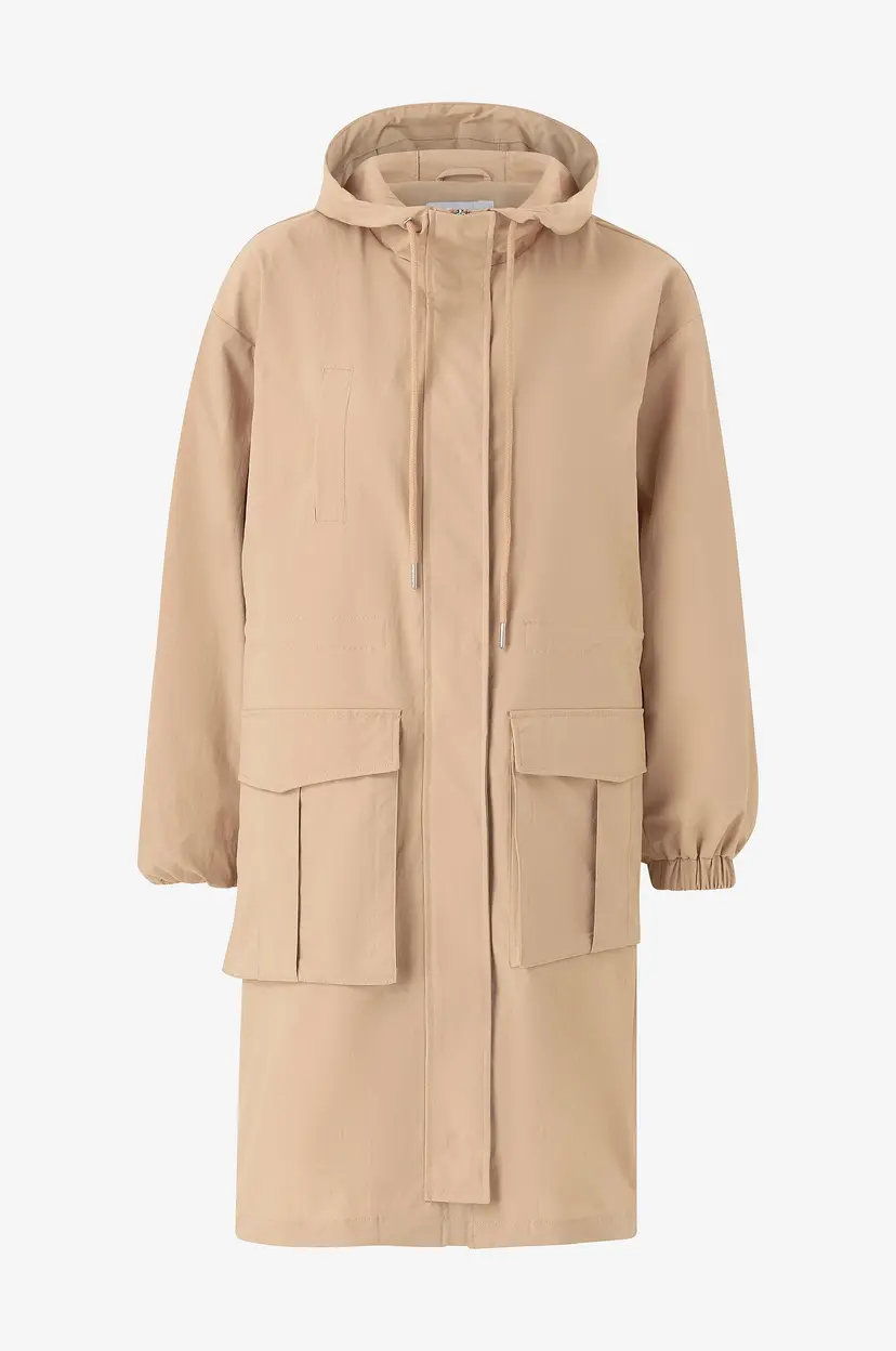 Vila Jakke viSiliana Long Parka Jacket - Beige
