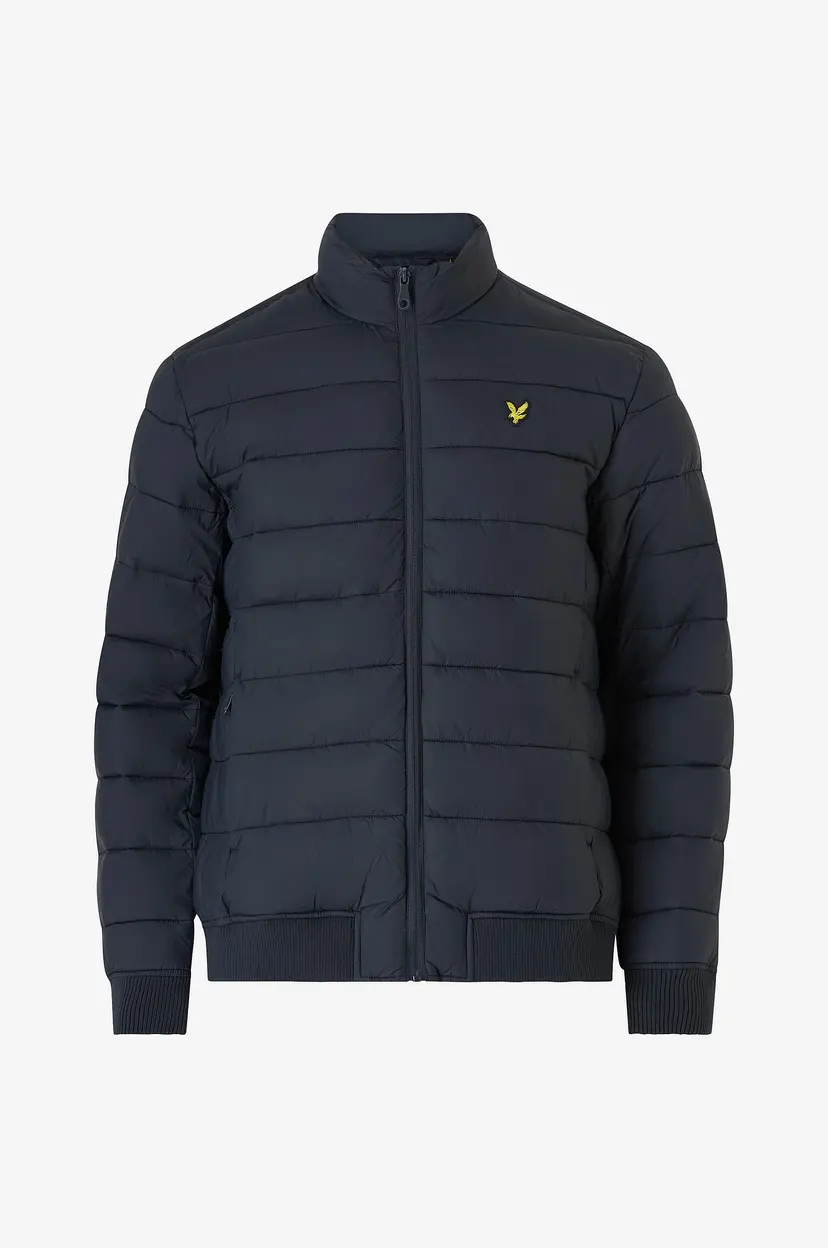 Lyle & Scott Jakke Funnel Neck Wadded Jacket - Blå