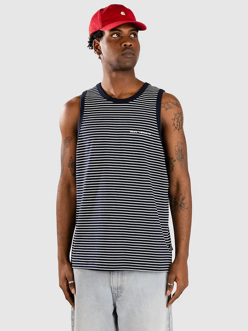 Blue Tomato Blue Tomato Logo Singlet blå