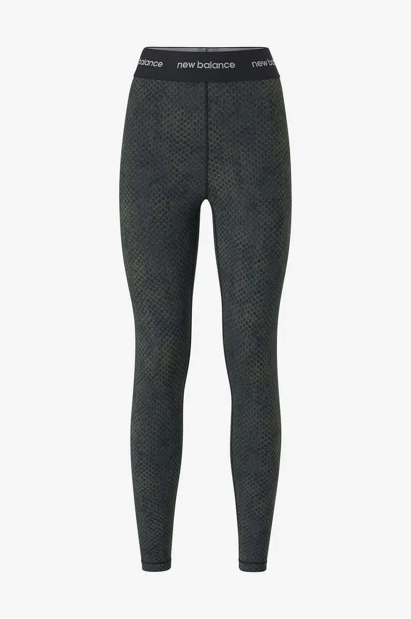 New Balance Treningstights Sleek 25 Inch Printed High Rise Legging - Svart