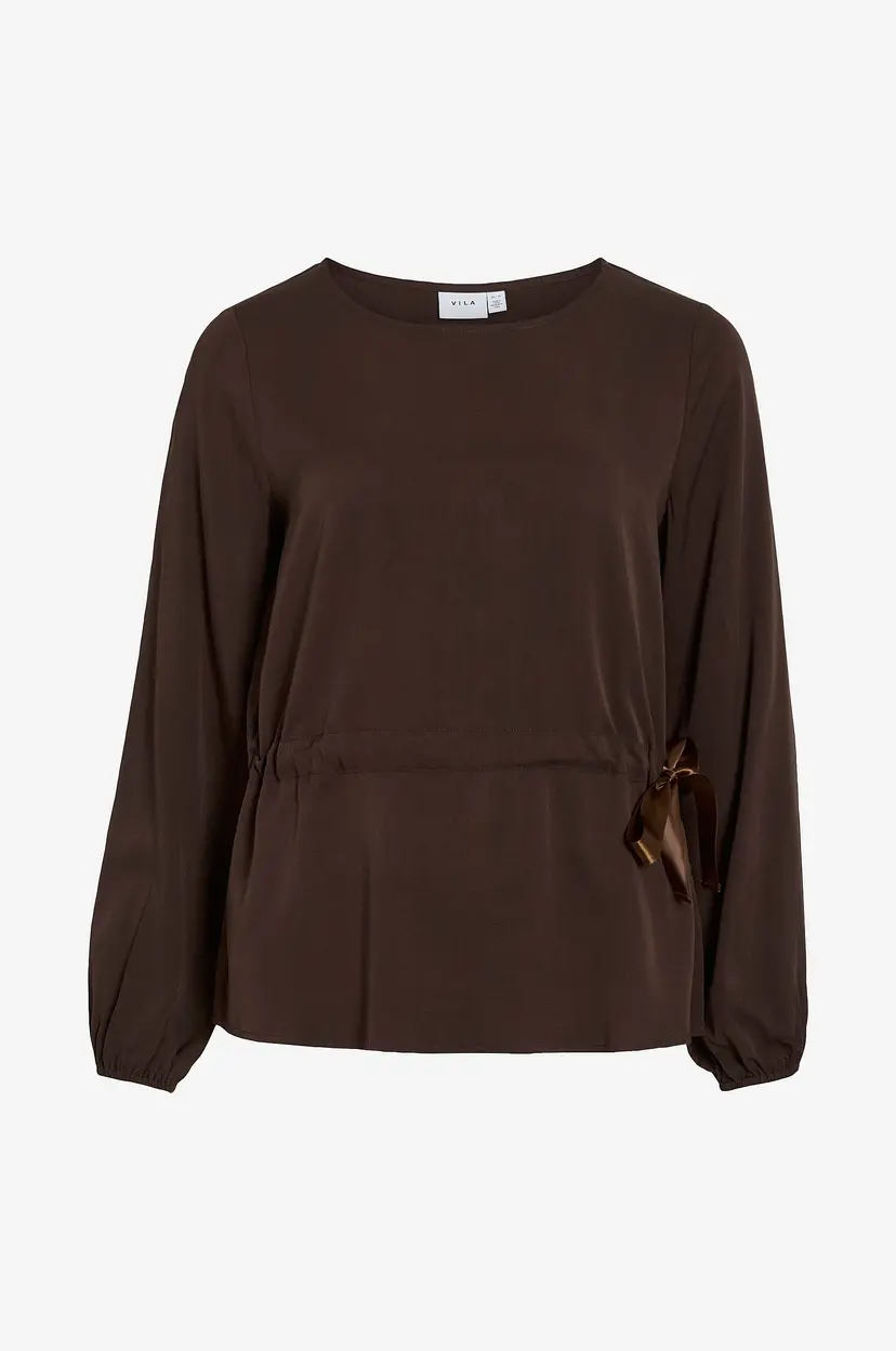 Vila Topp viSuvita O-neck - Brun