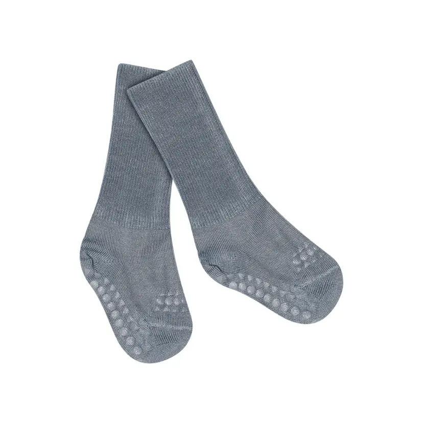 GoBabyGo GoBabyGo - Sokker i Bambus Antiskli LV Stone Blue