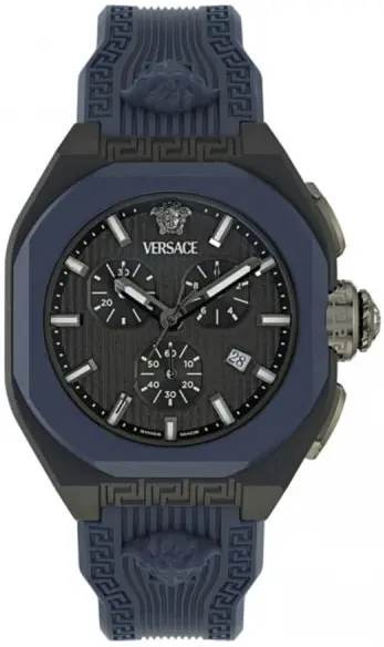 Versace Versace Herreklokke VE9L00224 V Legend Sort/Gummi