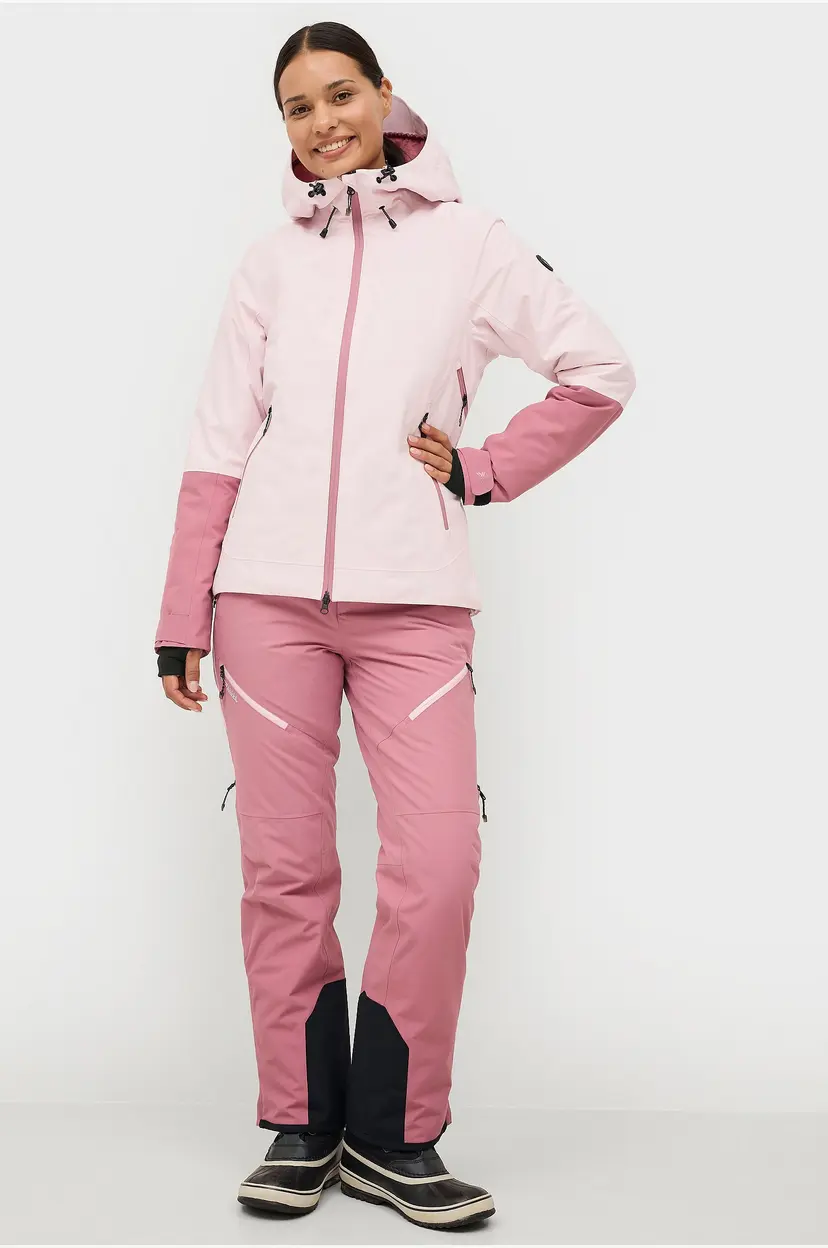 Áhkká Skibukse Light Padded Ski Pants - Rosa