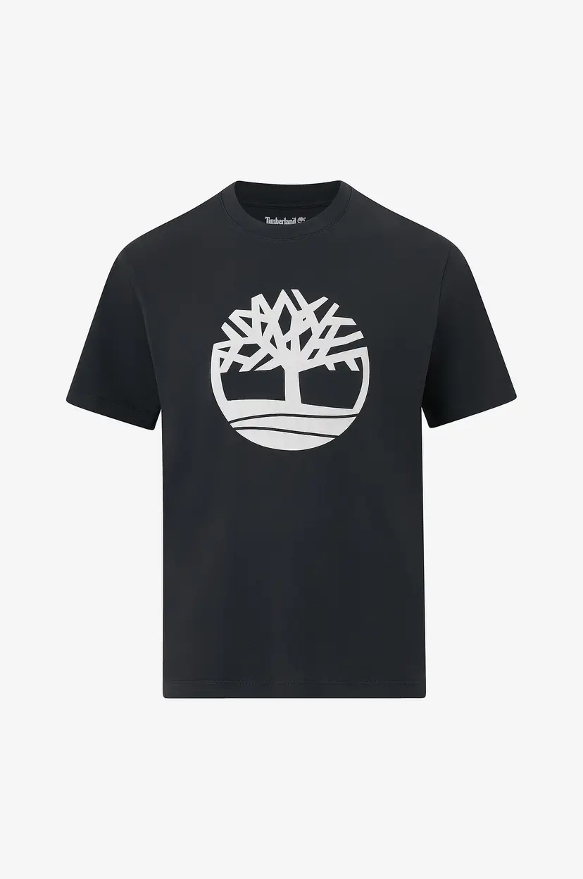 Timberland T-skjorte Tree Logo SS Tee - Svart