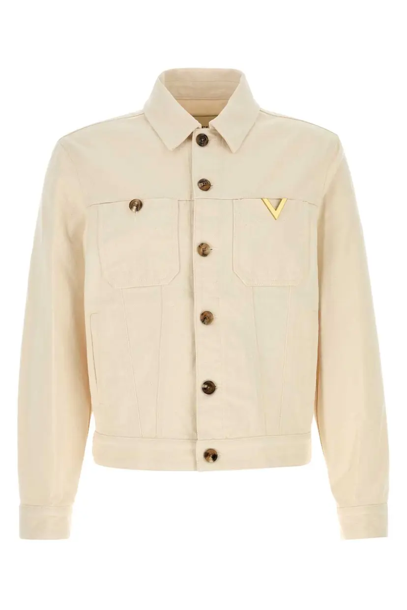 Valentino Garavani Valentino Garavani Denimjakker – Beige