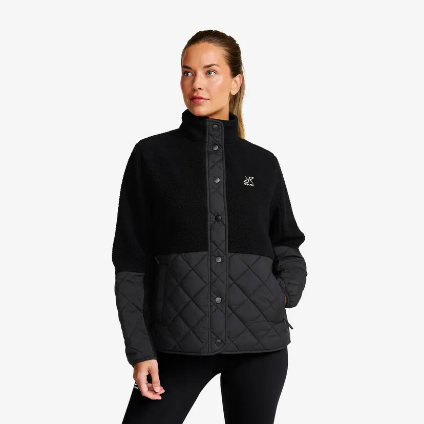 RevolutionRace Canyon Hybrid Pile Fleece Dame Black