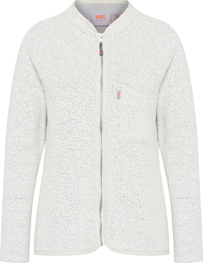 Varg Varg Women's Styrsö Wool Zip Jersey Off White