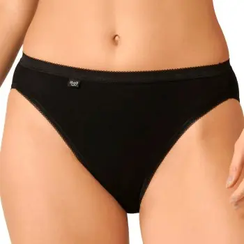 Sloggi Sloggi Truser Basic Tai Svart bomull 48 Dame