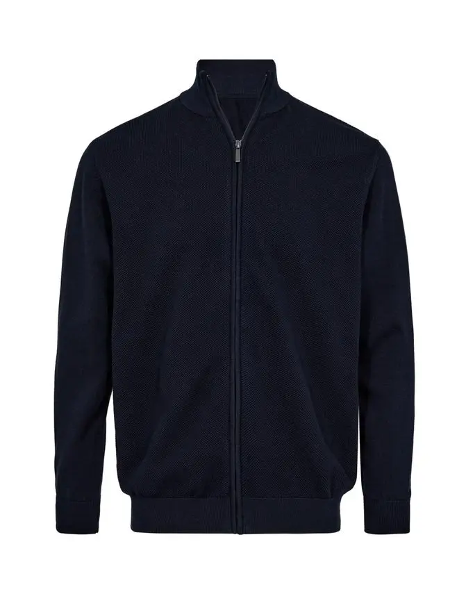 Black Blue Full zip cardigan