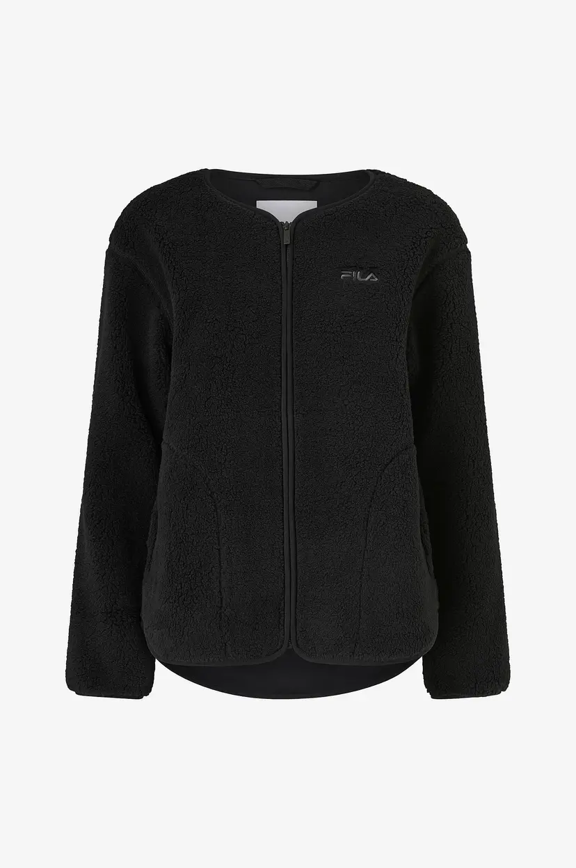 Fila Teddyjakke Cassiano Relaxed Teddy Fleece - Svart