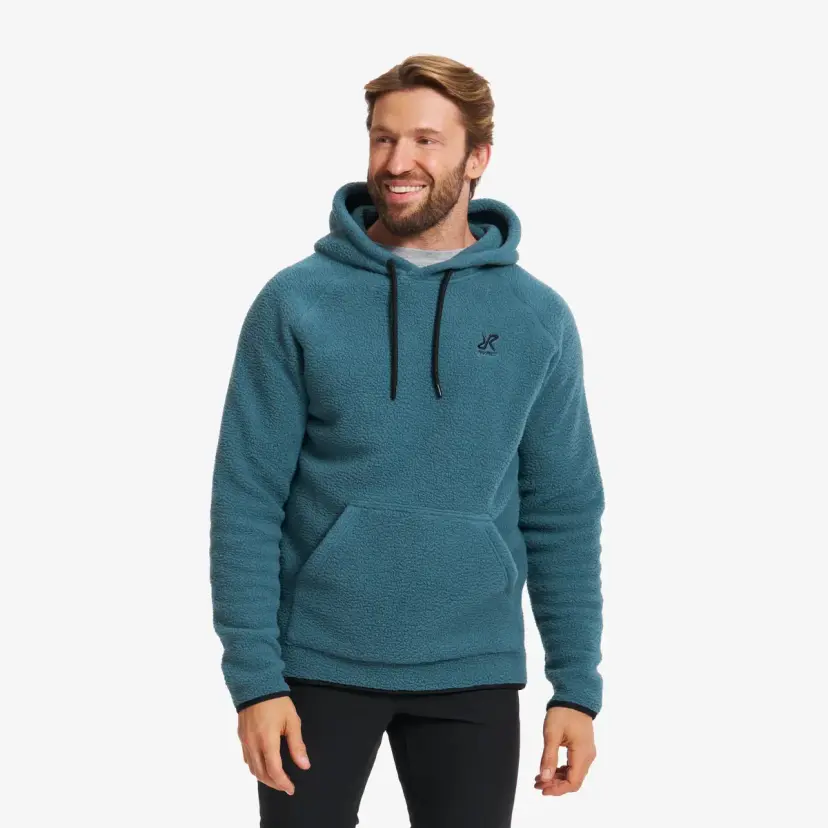 RevolutionRace Sherpa Light Hooded Fleece Herre Orion Blue