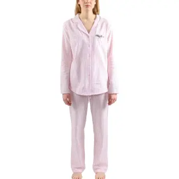 Esprit Esprit Calista Flannel Pyjamas Set Hvit/Rosa bomull 38 Dame