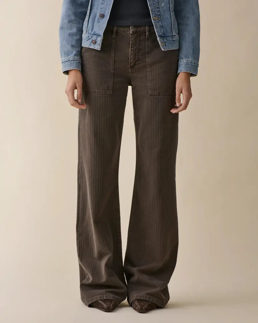 Jeanerica Guell Chevron Brown - L32W28