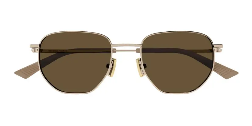 Bottega Veneta BV1301S solbriller, gull
