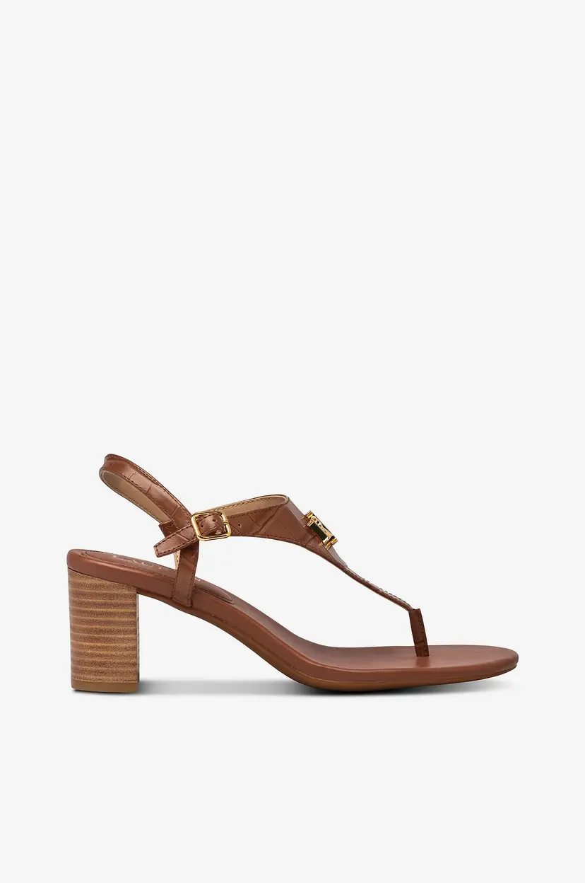 Lauren Ralph Lauren Sandaletter Large Croc Emboss-Westcott II-SN-Hes - Natur