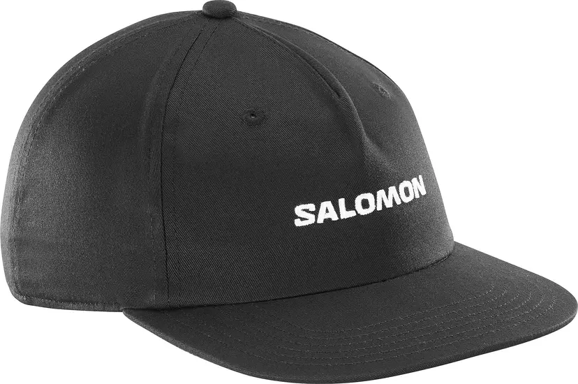 Salomon Salomon Logo Flat Cap Deep Black