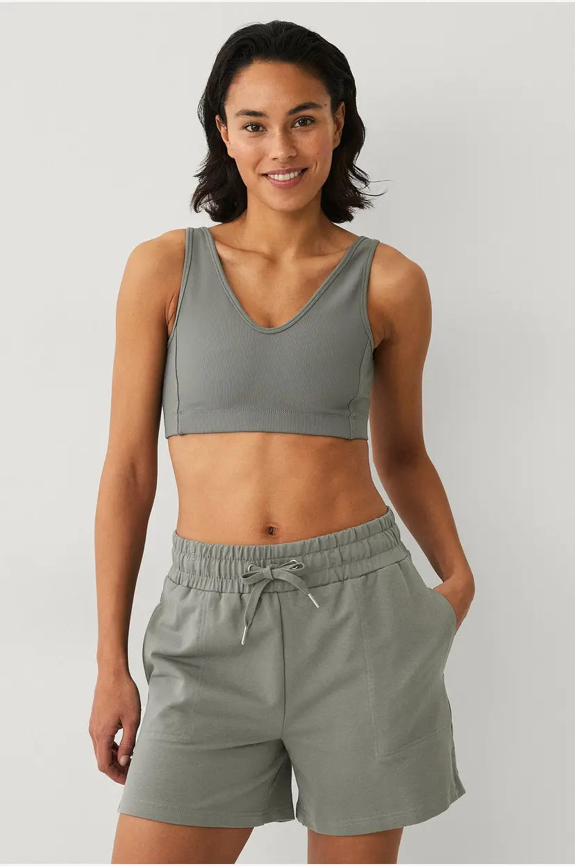 Ellos STUDIO Soft sweatshorts - Grå