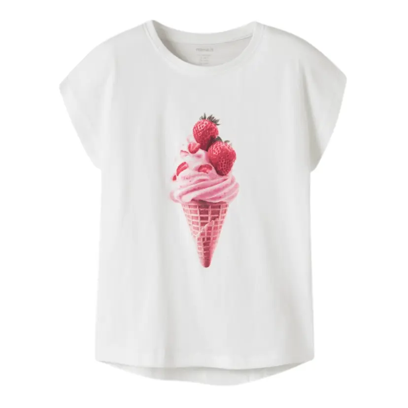 NAME IT Name It - T-skjorte Votia Bright White