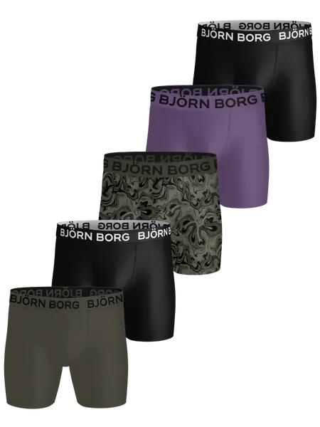 Björn Borg Sports Microfiber Boxers 5-pack
